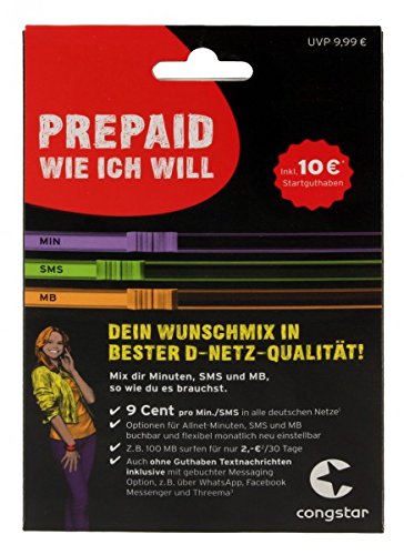 Prepaid wie ich will Starterpaket - "Wunschmix"